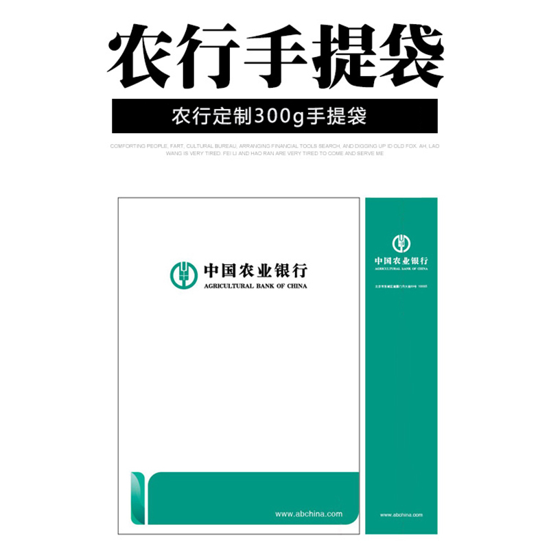 瑞时 定制手提纸袋 300g 300*380*80mm 10只/组