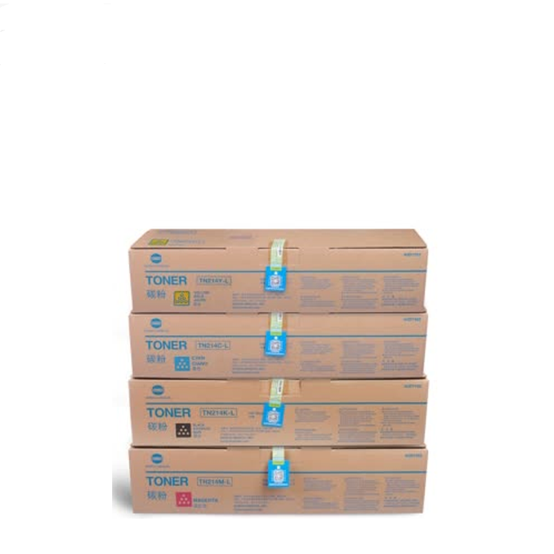 柯尼卡美能达(KONICA MINOLTA) 原装TN214K-L黑色碳粉 C210墨粉 TN214(KCMY)-L系列