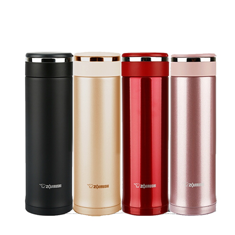 象印(ZO JIRUSHI)保温杯 SM-JZ48 进口304不锈钢双层真空保温杯保冷杯直身防漏办公保温水杯 480ML