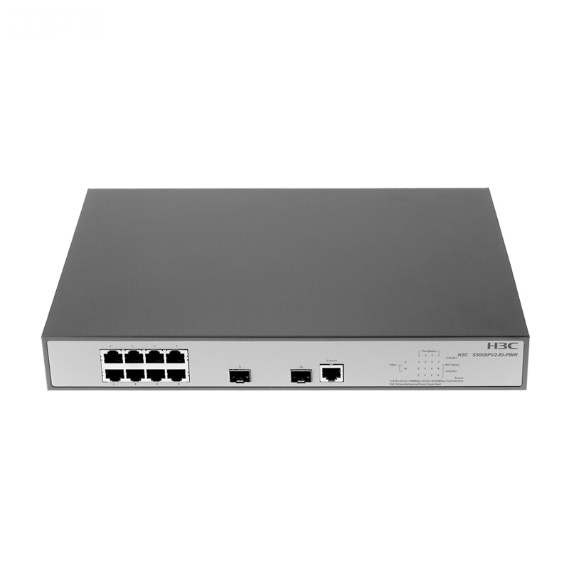 华三(H3C)SMB-S5008PV2-EI-PWR 8口千兆POE供电交换机 千兆以上以太网交换机