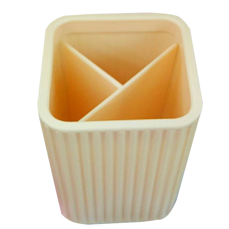 HUA JIE华杰 30个装 H059D 多用实色彩色办公文具笔筒 创意笔筒 多功能清新笔筒 塑料收纳笔筒