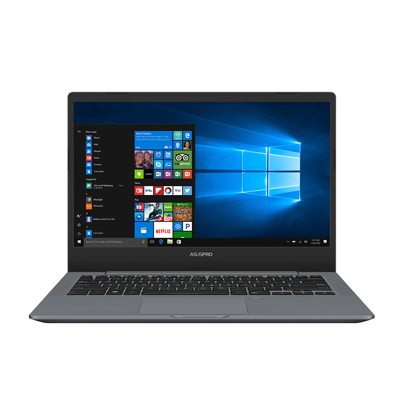 H华硕(ASUS)P5440UF 14英寸笔记本电脑(I5 8250U 8GB 512G 2GB独显 无系统 黑色)