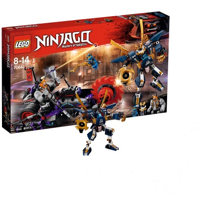 LEGO 乐高 Ninjago幻影忍者系列 武士X大战锯齿摩托车 70642 8岁以上 200块以上 塑料玩具