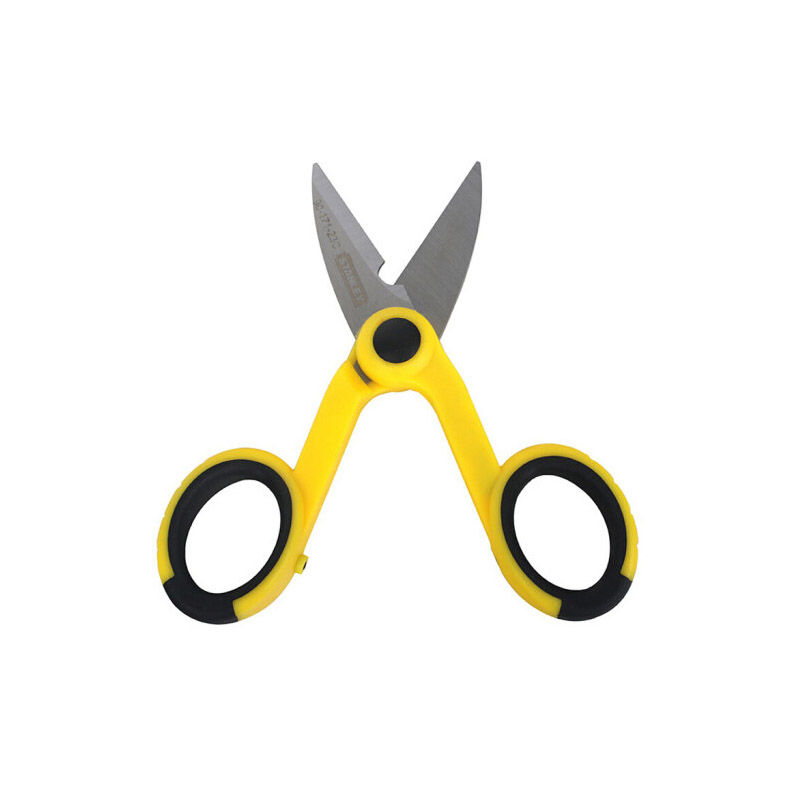 史丹利(Stanley)双色柄电工剪刀140mm 90-171-23C