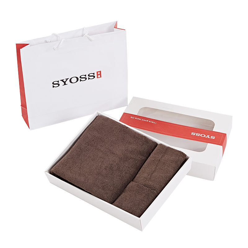 丝蕴(SYOSS)素色方巾毛巾浴巾纯棉吸水三件套成人男女家用五色随机发货