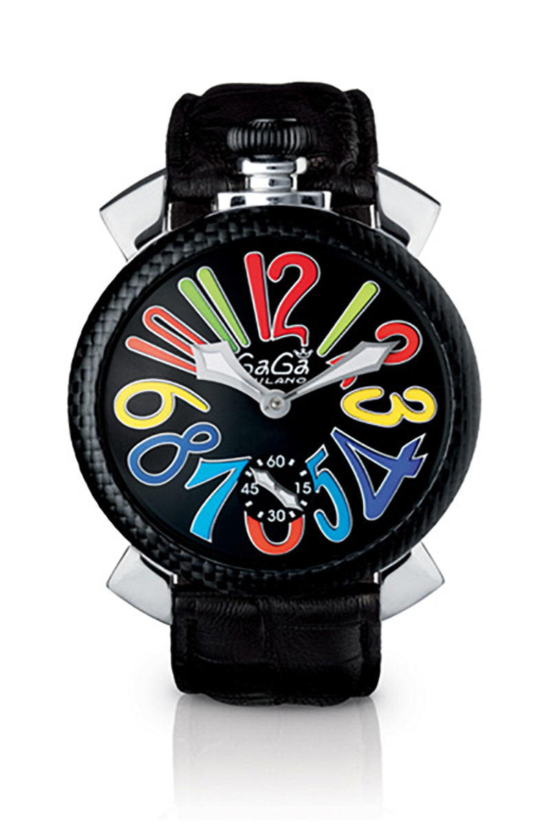 GaGa MILANO 手动48MM PVD系列时尚休闲男士个性机械表男表 501.5