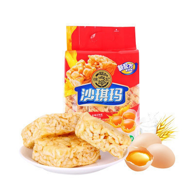 徐福记松软沙琪玛蛋黄味470g