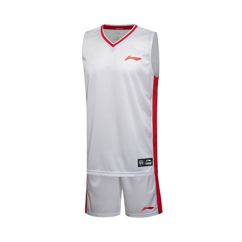 [自营]李宁(LI-NING)2016夏季男常规速干透气比赛套装篮球服AATL001