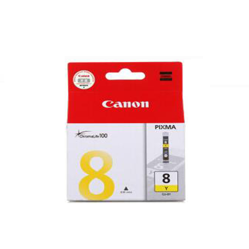 佳能(Canon)CLI-8Y 黄色墨盒 (适用Pro9000MarkII/Pro9000/Ix4000/iX5000)