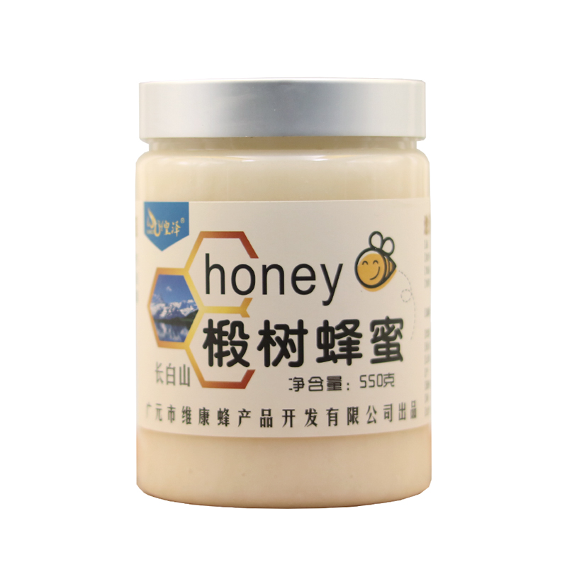 椴树蜂蜜 结晶蜂蜜 农家自家特产550克