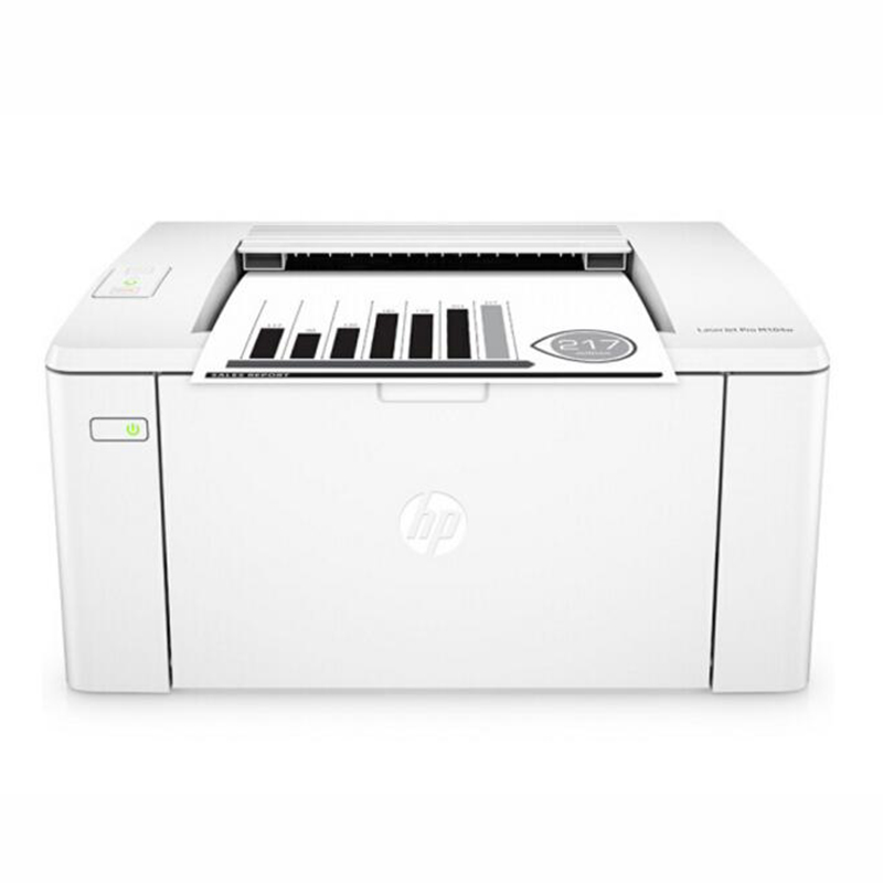 惠普 LaserJet Pro M104w黑白激光打印机 无线A4打印