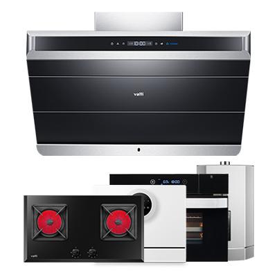 华帝(vatti)86+45B+42-16+03+03V(T/Y)厨房五件套装 烟机 灶具 热水器 蒸烤一体机 洗碗机
