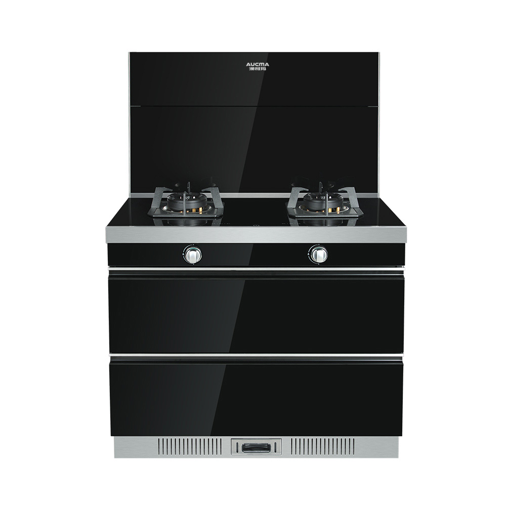 澳柯玛(AUCMA)油烟机灶具联动集成灶JJZT-3W90B2 触控式一体环保灶 18立方支持天然气