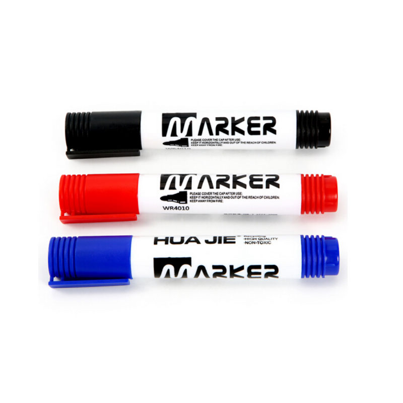 HUA JIE 华杰办公用品办公文具白板笔办公会议可擦易擦无害白板笔100支装WR4010