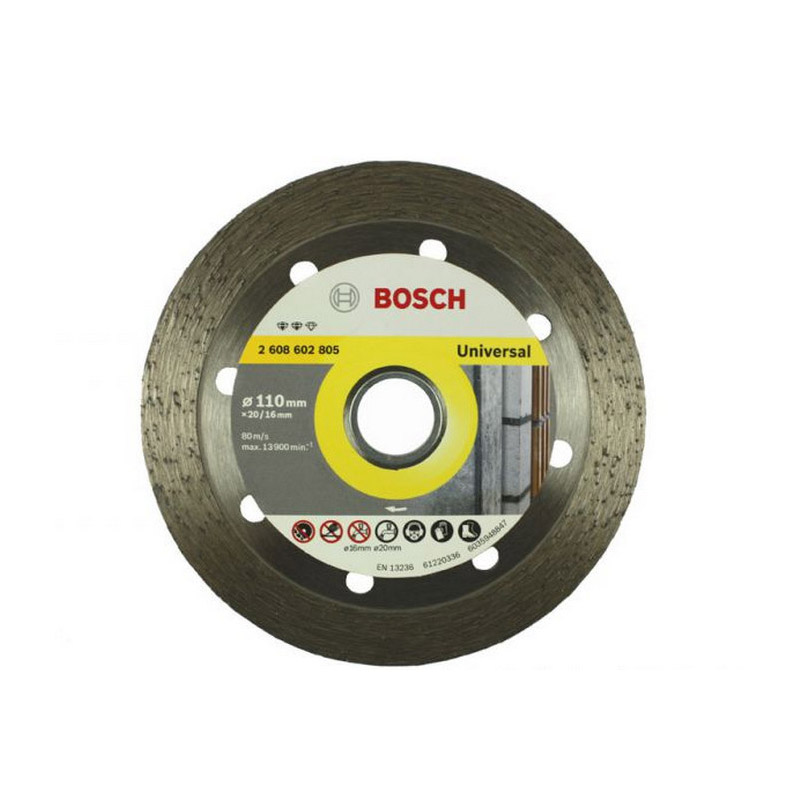 博世(Bosch) 云石片 通用标准灰片 110mm 连续齿