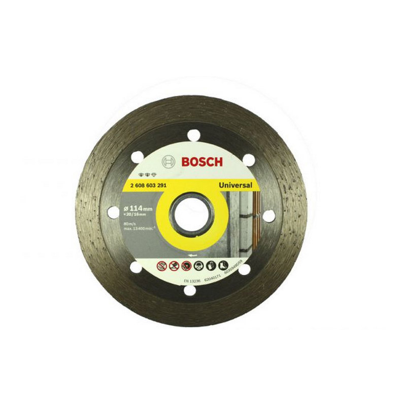 博世(Bosch) 云石片 通用标准灰片 114mm 连续齿