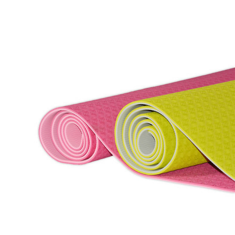 MDBuddy摩登伽垫tpe加厚无味初学者健身垫防滑户外运动垫国际环保TPE材料,高回弹 颜色随机