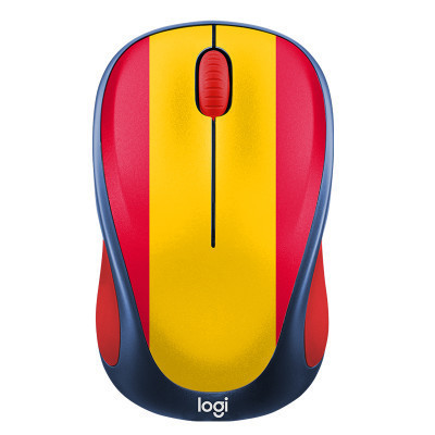 罗技 Logitech M238球迷典藏系列无线鼠标 - 西班牙 足球球迷USB光电办公鼠标