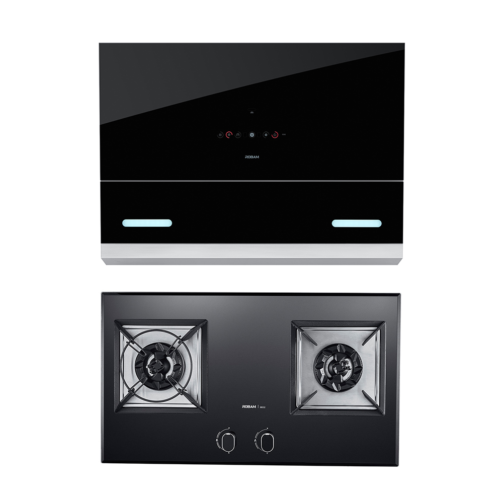 老板(ROBAM) CXW-200-5900S+JZT-9B32G 侧吸 钢化玻璃 嵌入式 烟灶套餐