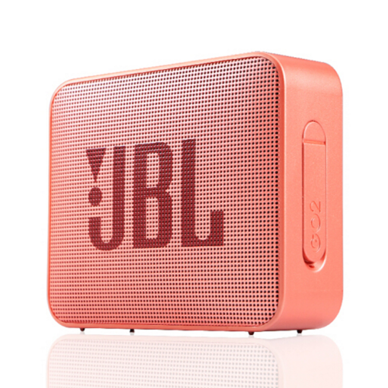 JBL GO2 音乐金砖二代 蓝牙音箱 低音炮 户外便携音响 迷你小音箱 可免提通话 防水设计 糖果粉