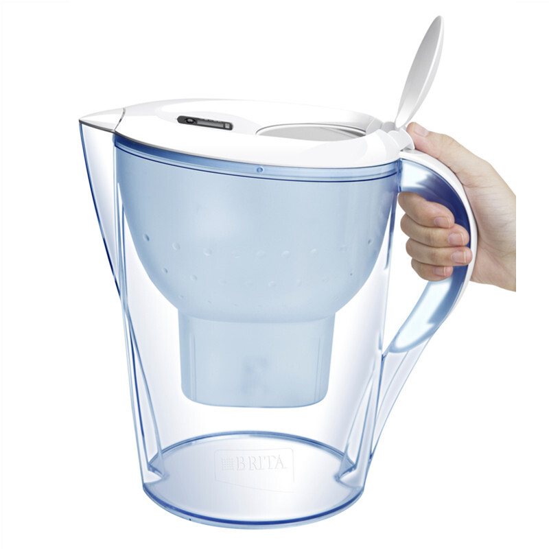 碧然德(Brita)金典系列 白色 滤水壶 2.4升 自带1芯 (单位:个)