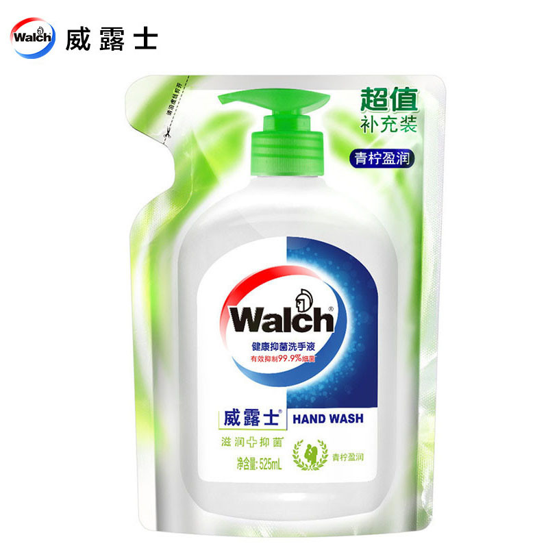威露士 健康抑菌 青柠盈润 洗手液 袋装525ml (单位:袋)