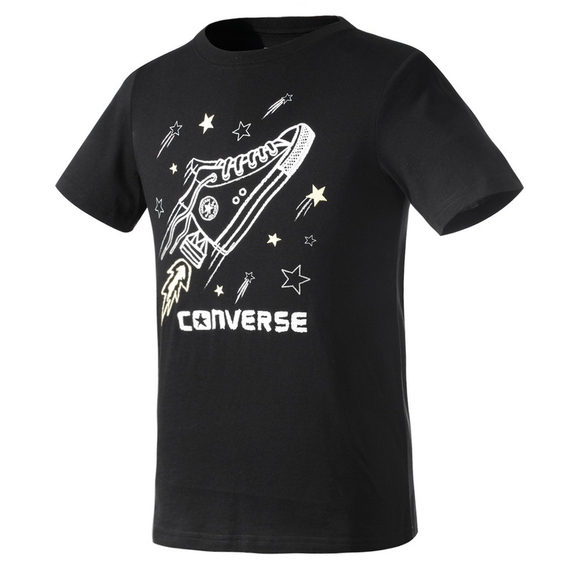 匡威儿童(CONVERSE KIDS) 2018夏季大童短常规儿童短袖 T 82111ST218023
