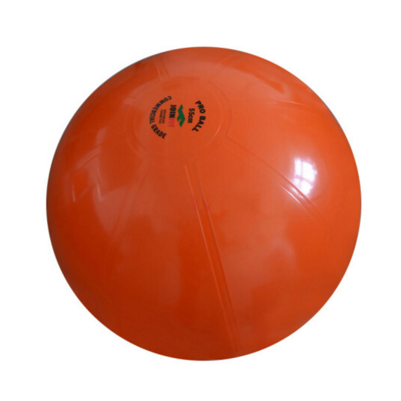 捷英飞JOINFIT 55cm橘色螺旋纹瑜珈球 健身加厚训练球孕妇瑜伽球 平衡瑜珈球 运动球