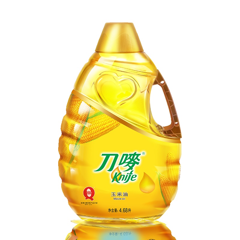 刀唛 食用油 非转基因 压榨一级 玉米油4.68L 香港品质