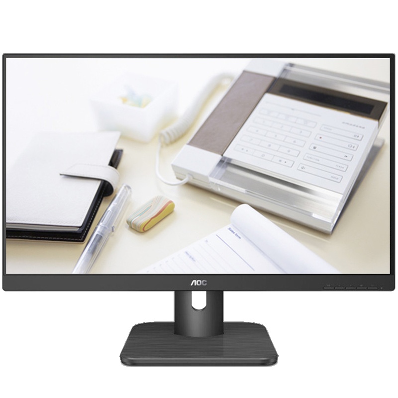 AOC 24E1H 23.8英寸 1.5mm微边框 广视角IPS屏 低蓝光不闪办公家用电脑显示器 HDMI接口