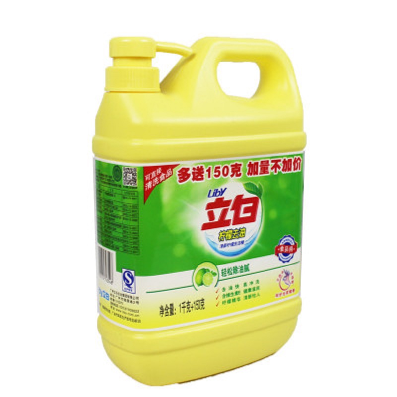 立白 柠檬去油 不伤手 洗洁精 1Kg (单位:瓶)
