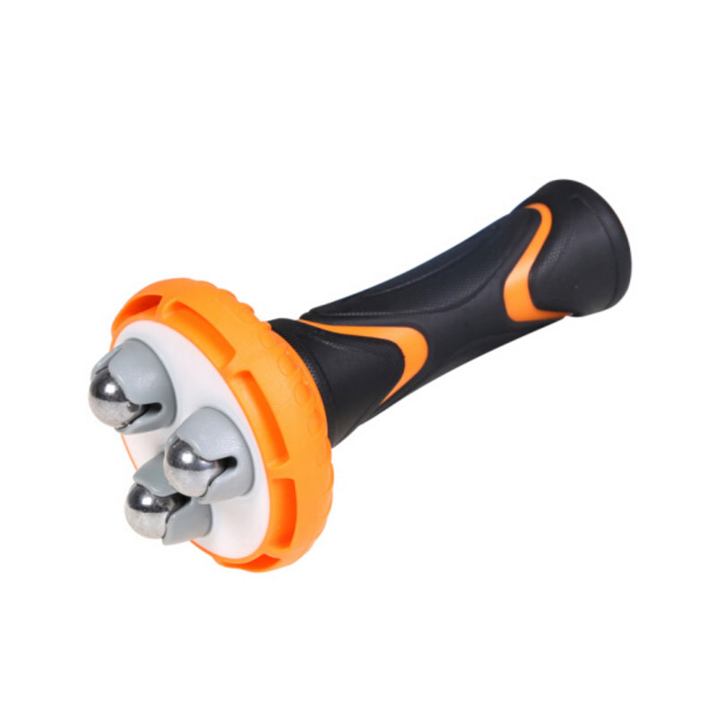 捷英飞JOINFIT 橘色三珠按摩器 手持式扳机点按摩器 肌肉放松360磁石按摩
