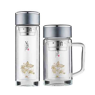 菲驰(VENES) 缤智商务套装 直杯+办公杯(玻璃) VT190