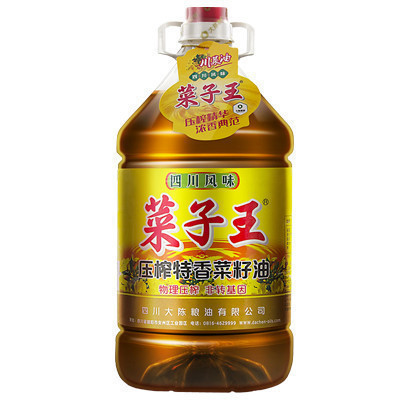 菜子王 压榨特香菜籽油5L