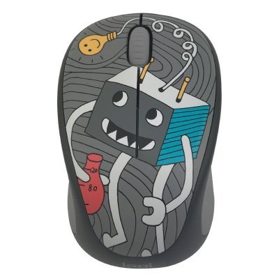 罗技(Logitech)M238 脑洞系列无线鼠标 USB光电办公鼠标灯泡小子