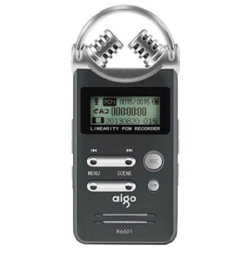 爱国者(AIGO) 灰色 8G内存 录音笔 R6601 (单位:个)