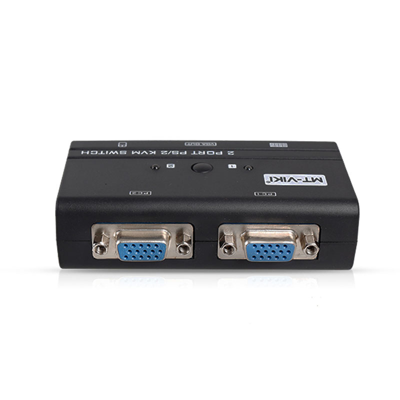 迈拓维矩 MT-260SL KVM切换器 二进一出 2口手动切换器 PS2