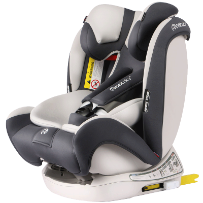 REEBABY瑞贝乐儿童安全座椅汽车用 正反双向 0-12岁 0-36kg全注塑isofix硬接口