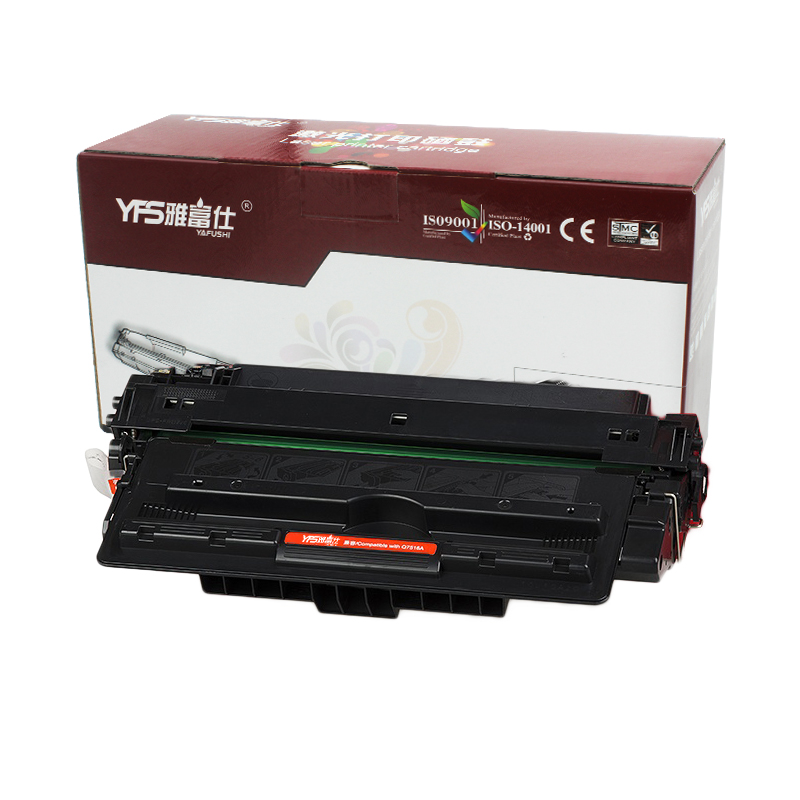 雅富仕(YA FU SHI) 黑色硒鼓 Q7516A（单位：盒） 适用于惠普-Q7516/CAN-509