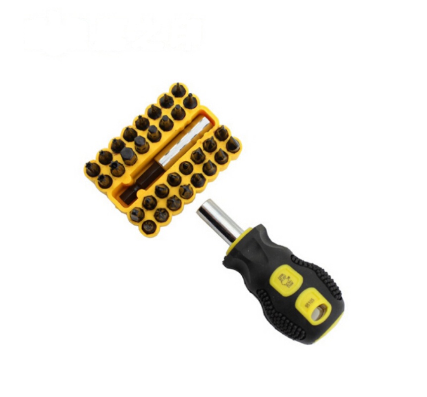 鹰之印 34件套多用螺丝批套装 多功能组合螺丝刀 一字十字Y型星型六角U型批头 34件套 95105