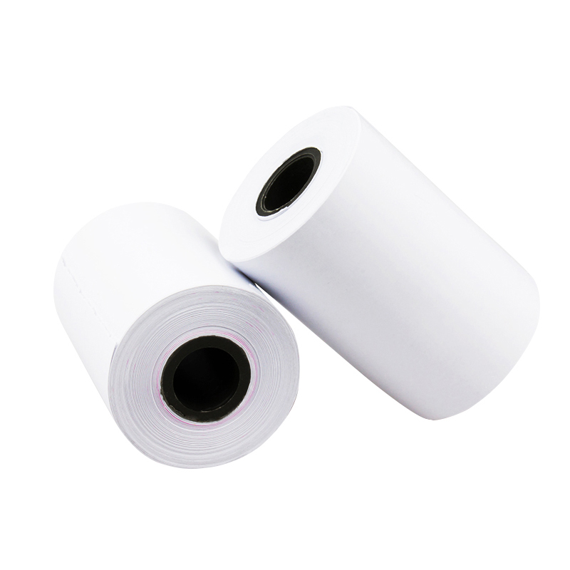 绿海之欧75X60双层收银纸 二层无碳小票打印纸压感收社保纸 纸质好 不卡纸 不掉粉 打字清晰 100卷/箱