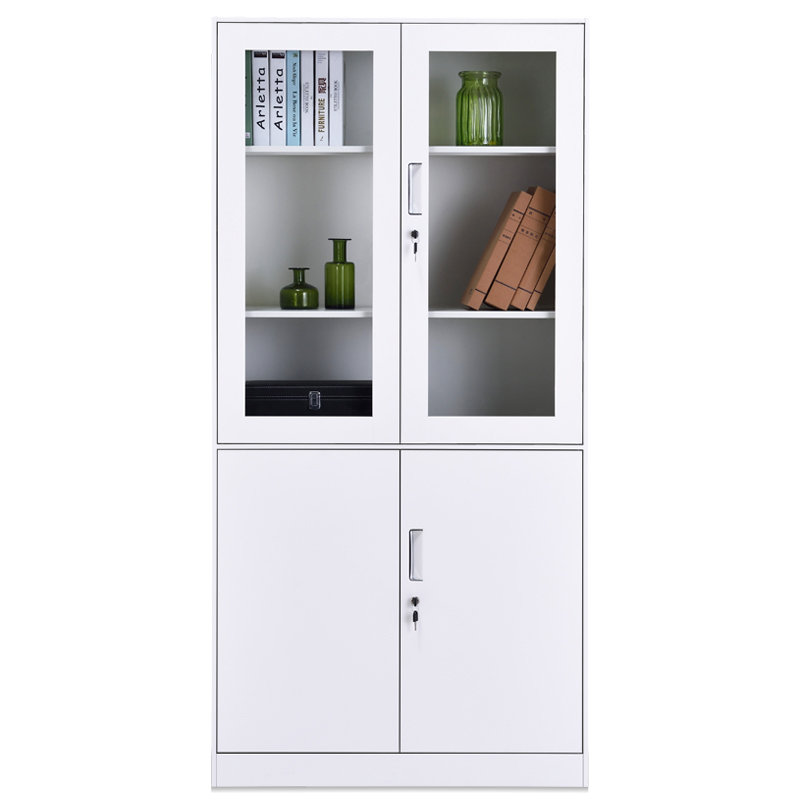 欧宝美薄边文件柜资料柜凭证柜档案柜钢制铁皮柜子大器文件柜