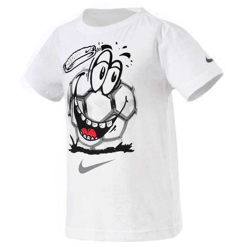 耐克儿童(NIKE KIDS) 2018夏儿童小童常规款短袖针运动T恤 82421ST029001