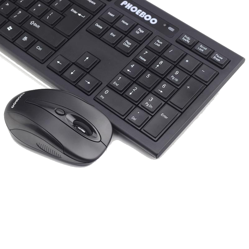 夏普新一代 MINI无线键盘鼠标套组一拖二接收器