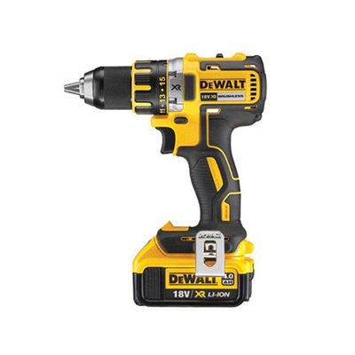 工具库 得伟DeWALT 18V锂电新一代无刷磁浮电钻起子 2x2.0Ah电池套装 DCD791