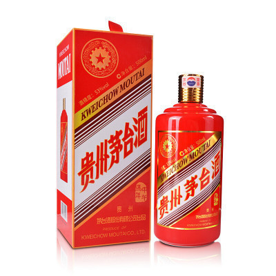 贵州茅台酒 生肖纪念酒 甲午马年 53度 500ml 酱香型白酒收藏纪念酒