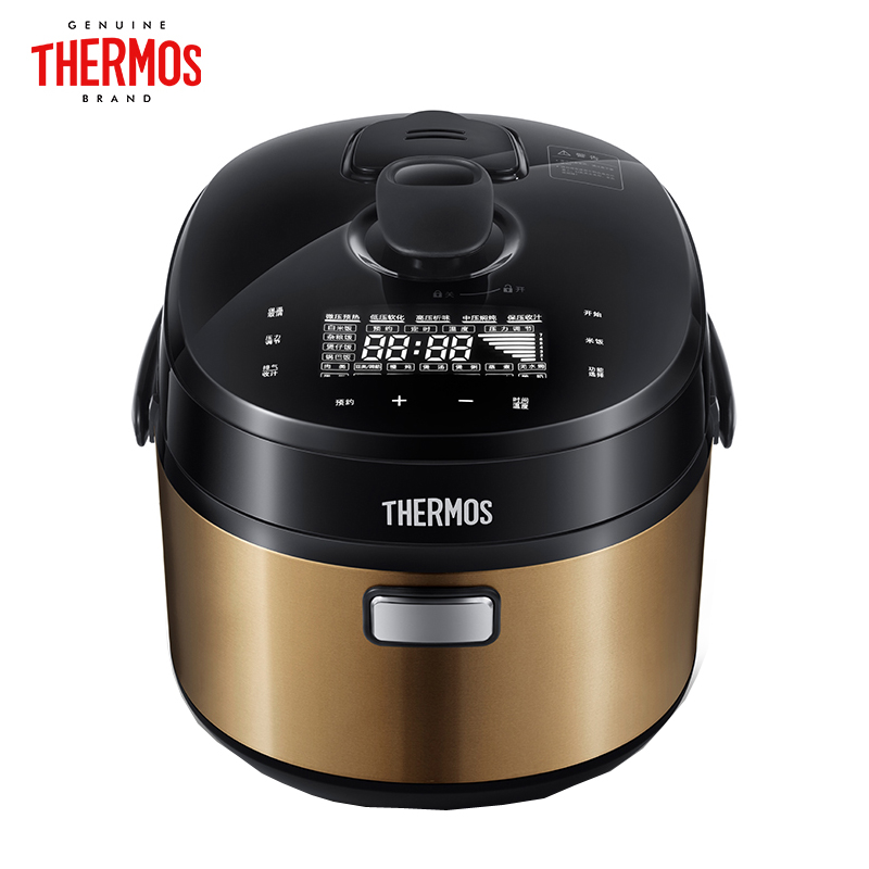 膳魔师(THERMOS)电压力锅EHA-4153E-G 电压力锅IH电磁感应防干烧保温高压锅 雅金