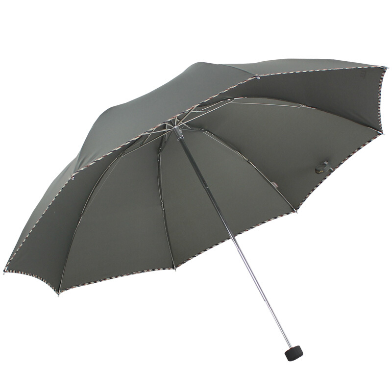 天堂伞 碰击布三折商务晴雨伞 深藏青 307E