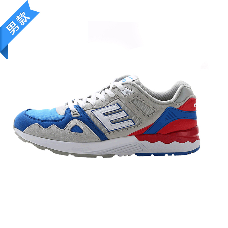 鸿星尔克(ERKE)2018男鞋运动鞋轻便防滑减震耐磨潮流E字鞋休闲跑步鞋51116320011