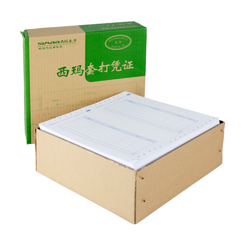 西玛蓝7.1金额记账凭证 L010106S 整箱 1000份/包 2包/箱